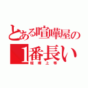 とある喧嘩屋の１番長い日（喧嘩上等）