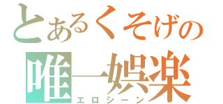 とあるくそげの唯一娯楽（エロシーン）