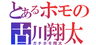 とあるホモの古川翔太（ガチホモ翔太）