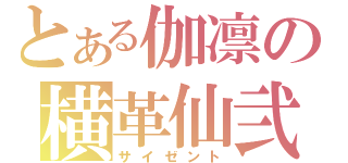 とある伽凛の横革仙弐（サイゼント）