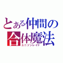 とある仲間の合体魔法（ユニゾンレイド）