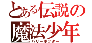 とある伝説の魔法少年（ハリーポッター）