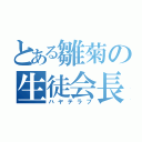 とある雛菊の生徒会長（ハヤテラブ）