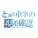 とある車掌の視差確認（プロフェッショナル）