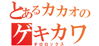 とあるカカオのゲキカワチョコたん（チロロックス）