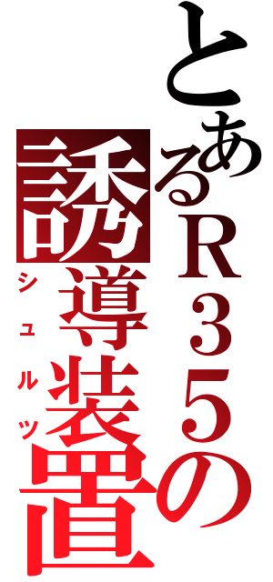 とあるＲ３５の誘導装置（シュルツ）