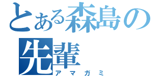 とある森島の先輩（アマガミ）