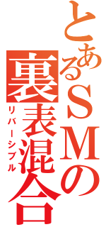 とあるＳＭの裏表混合（リバーシブル）