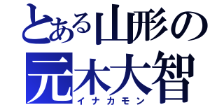 とある山形の元木大智（イナカモン）