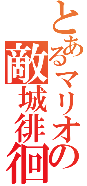 とあるマリオの敵城徘徊（）