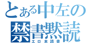 とある中左の禁書黙読（エロ本読書）