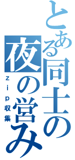 とある同士の夜の営み（ｚｉｐ収集）