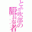 とある吹部の部長奏者（アンナ）