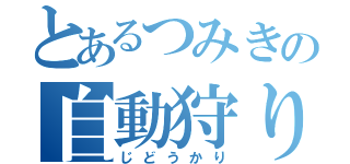 とあるつみきの自動狩り（じどうかり）