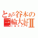 とある谷本の三輪大好Ⅱ（三輪好き）