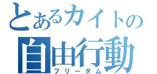 とあるカイトの自由行動（フリーダム）