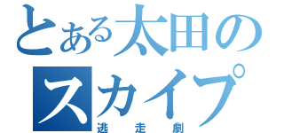 とある太田のスカイプ（逃走劇）