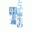 とある麻生の射影機（カメラ）