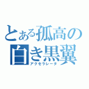 とある孤高の白き黒翼（アクセラレータ）