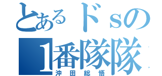 とあるドｓの１番隊隊長（沖田総悟）