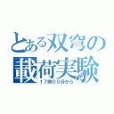 とある双穹の載荷実験（１７時００分から）