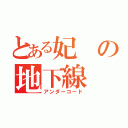 とある妃の地下線（アンダーコード）