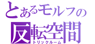 とあるモルフの反転空間（トリックルーム）