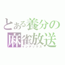 とある養分の麻雀放送（インデックス）