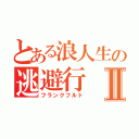 とある浪人生の逃避行Ⅱ（フランクフルト）