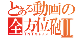 とある動画の全方位砲Ⅱ（ＴＮＴキャノン）