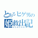 とあるヒゲ男の姫救出記（インデックス）