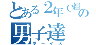 とある２年Ｃ組の男子達（ボーイズ）