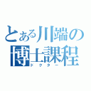 とある川端の博士課程進学（ドクター）