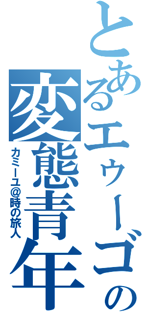 とあるエゥーゴ精神崩壊の変態青年（カミーユ＠時の旅人）