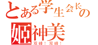 とある学生会长の姬神美麗（双峰！双峰！）