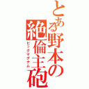 とある野本の絶倫主砲（ビッグマグナム）