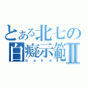 とある北七の白癡示範Ⅱ（ｂａｋａ）