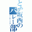 とある坂西のバレー部（インデックス）