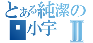 とある純潔の黃小宇Ⅱ（）