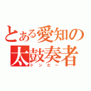 とある愛知の太鼓奏者（ドンだー）