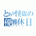 とある怪盗の優雅休日（バカンス）