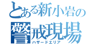 とある新小岩の警戒現場（ハザードエリア）