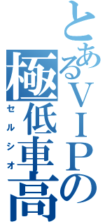 とあるＶＩＰの極低車高（セルシオ）