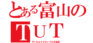 とある富山のＴＵＴ（やくならマグカップもを放送）