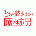 とある潜水士の筋肉赤男（ペンタックス）