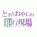 とあるおやじの犯行現場（パラダイス）