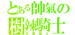 とある帥氣の樹辣騎士（天罪騎士）