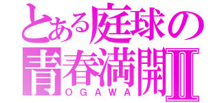 とある庭球の青春満開Ⅱ（ＯＧＡＷＡ）