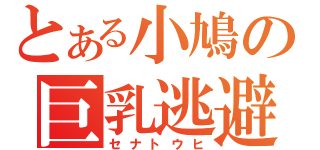 とある小鳩の巨乳逃避（セナトウヒ）