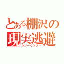 とある棚沢の現実逃避（ウフ…ウフフ…）